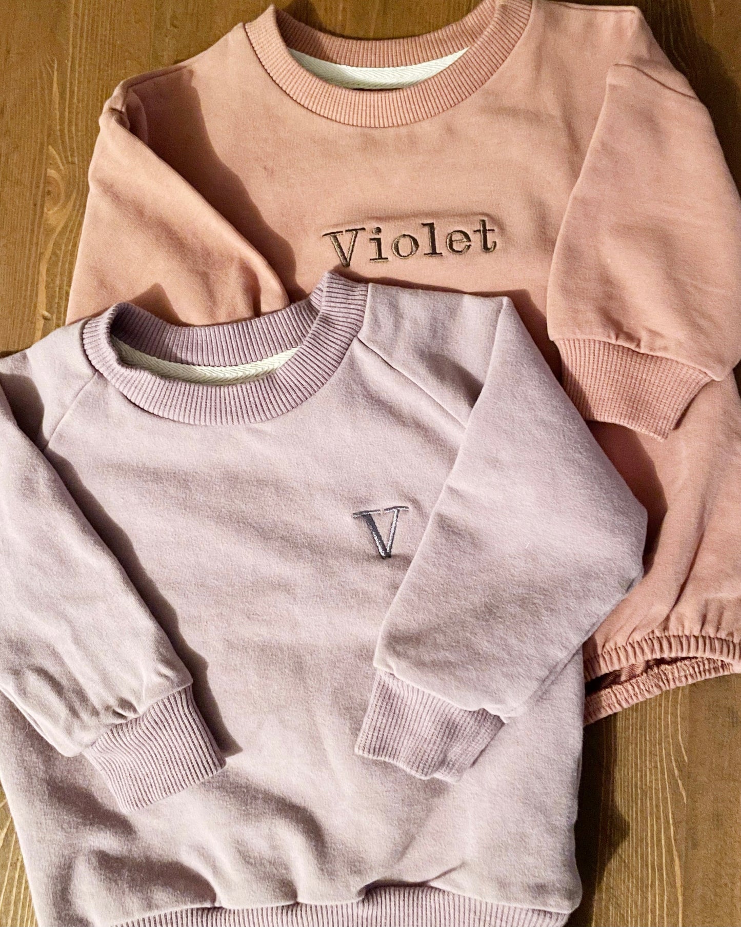 Custom Embroidered Crewneck Romper
