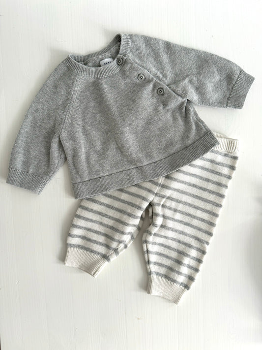 Grey Knit Set