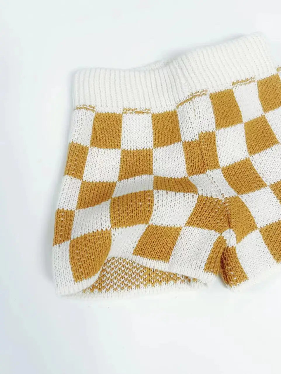 Knit Checker Shorts