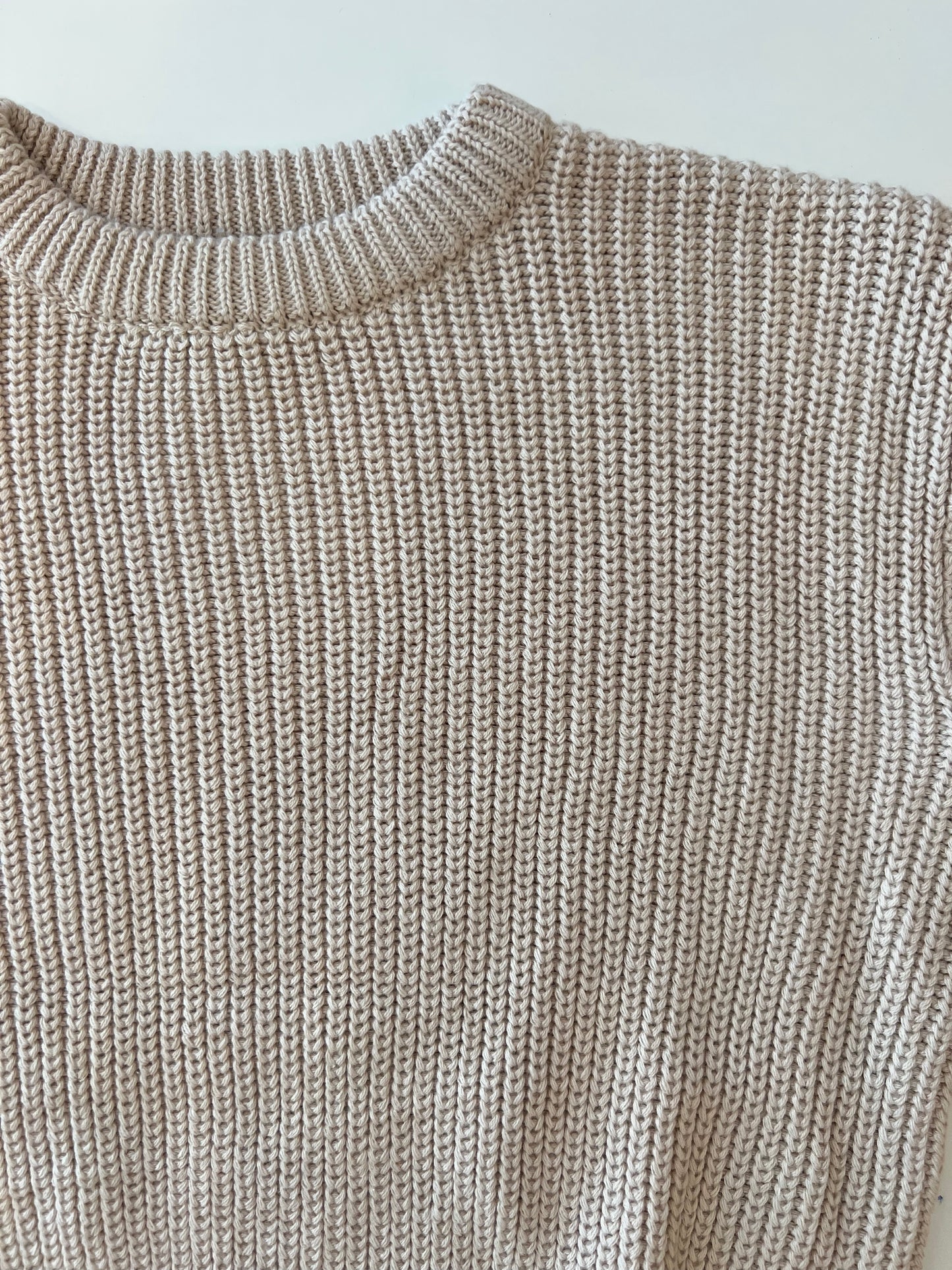 Knit Sweater in Oat