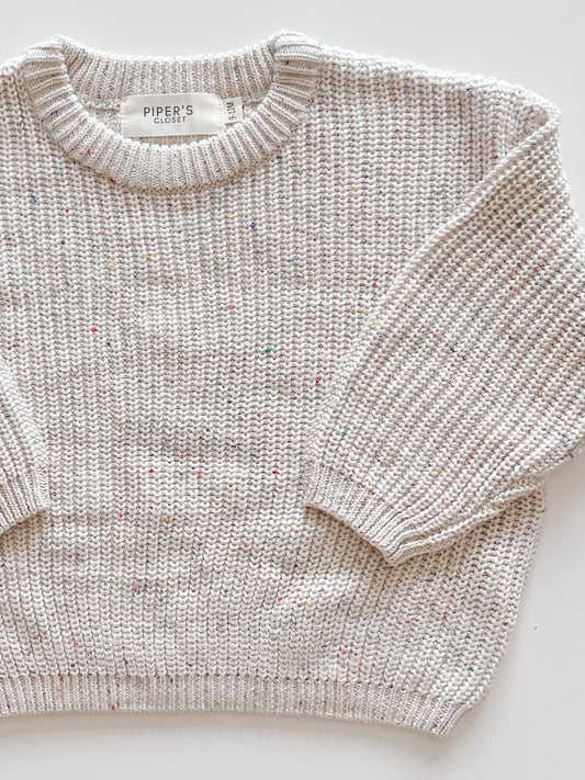 Knit Sweater in Confetti