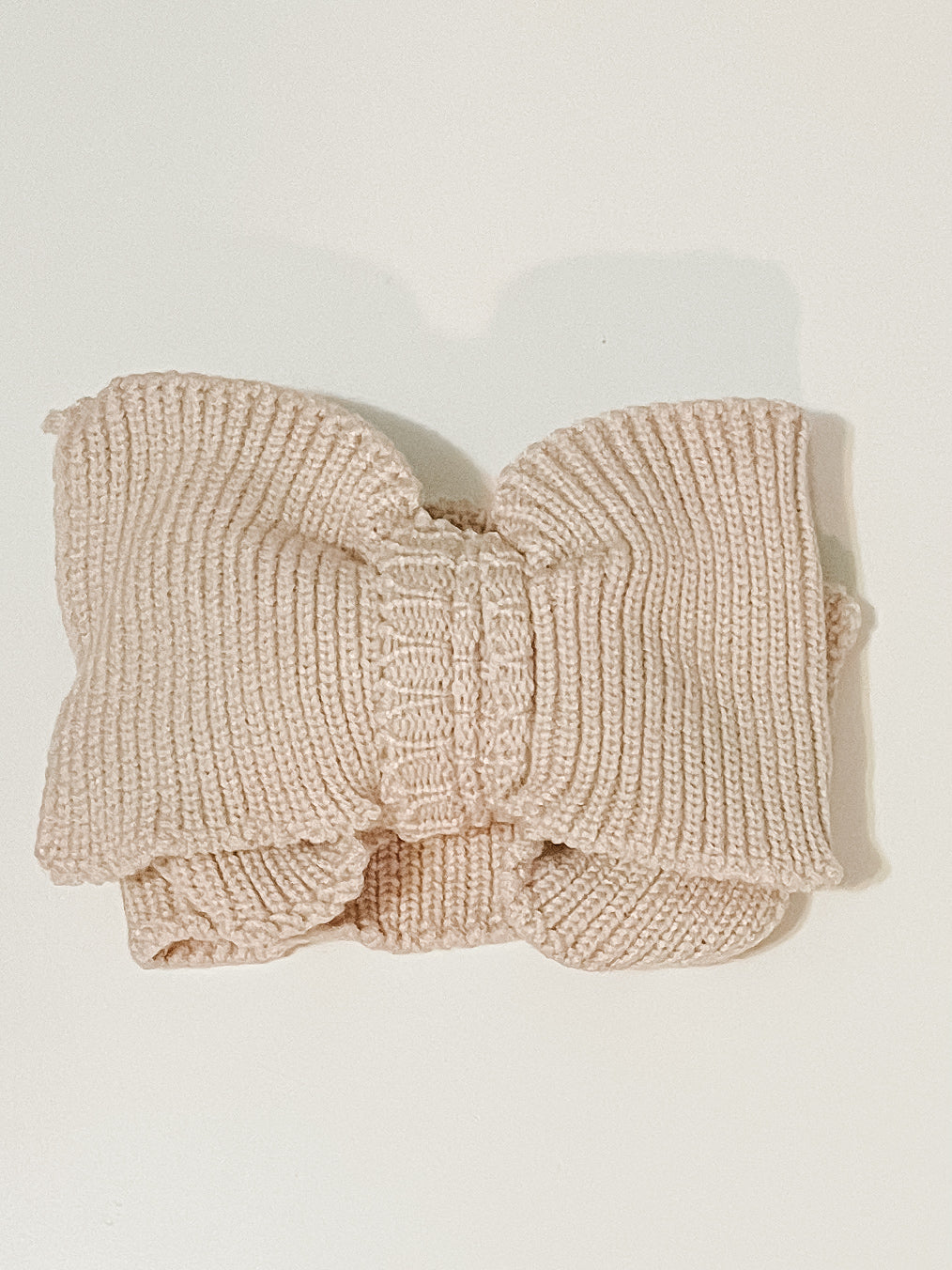 Oversized Knit Bow