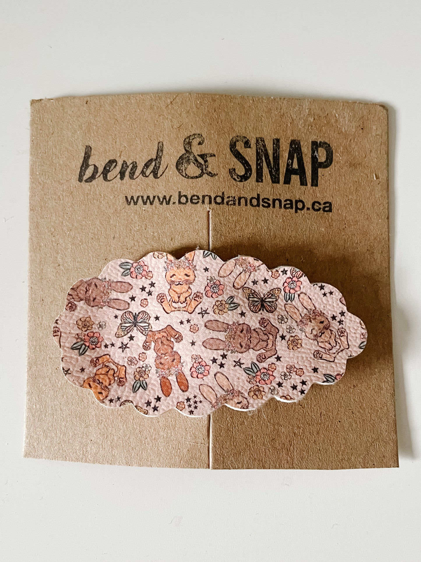Bend & Snap Bunny & Butterfly Clip