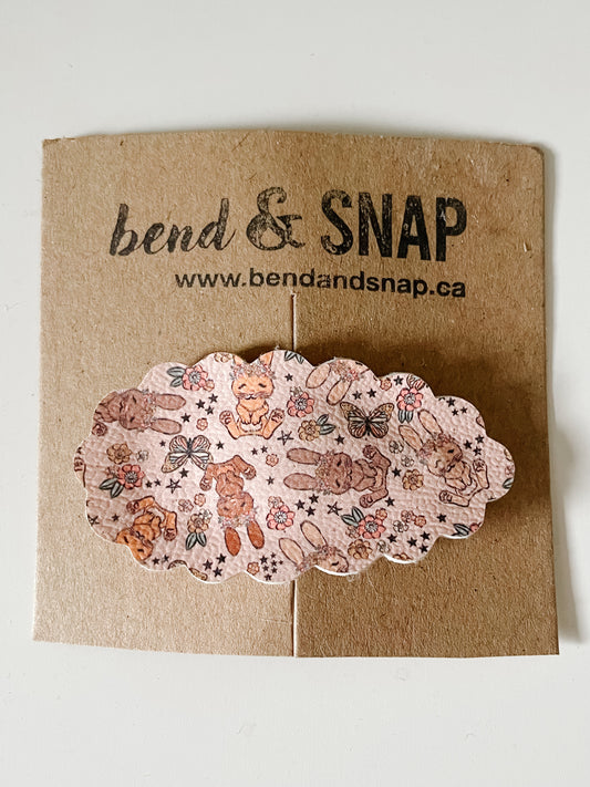 Bend & Snap Bunny & Butterfly Clip