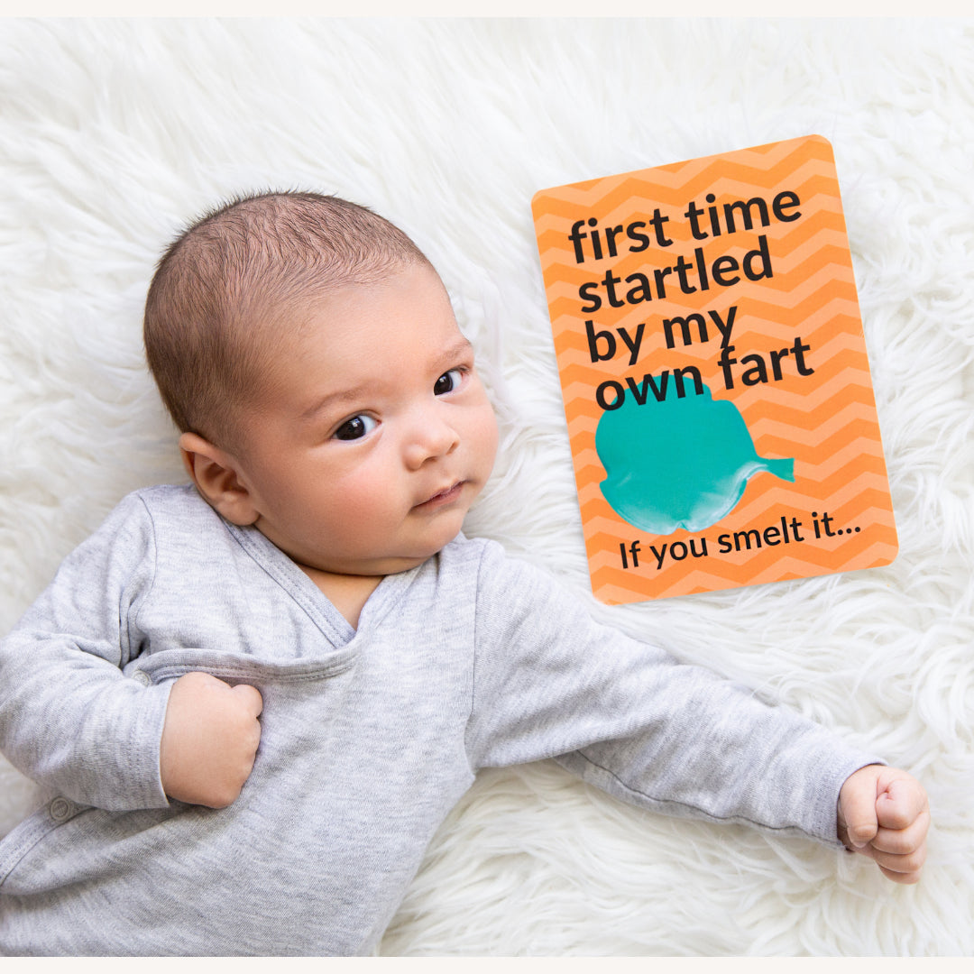 Real Firsts: Funny Baby Milestone Cards