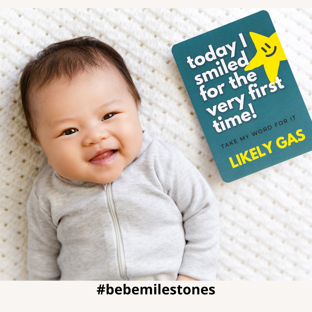 Real Firsts: Funny Baby Milestone Cards